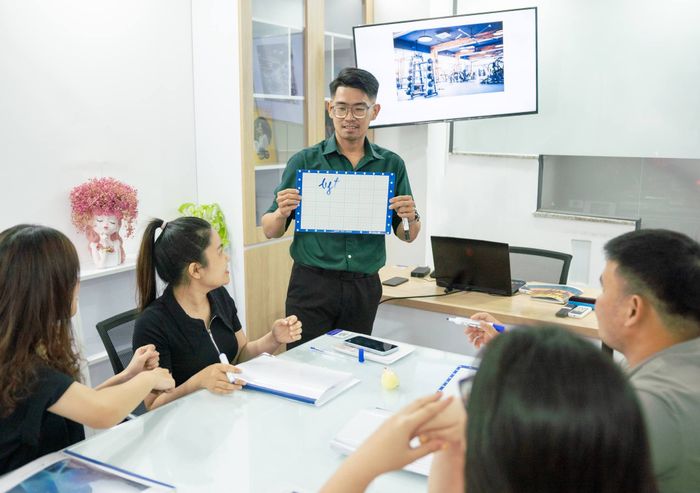 Hình ảnh minh họa không gian học tập tại IELTS Vietop