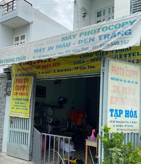Hình ảnh thực tế tiệm Photocopy Tâm Tâm