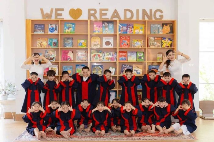 Góc học tập tràn ngập tiếng cười tại Happy Home