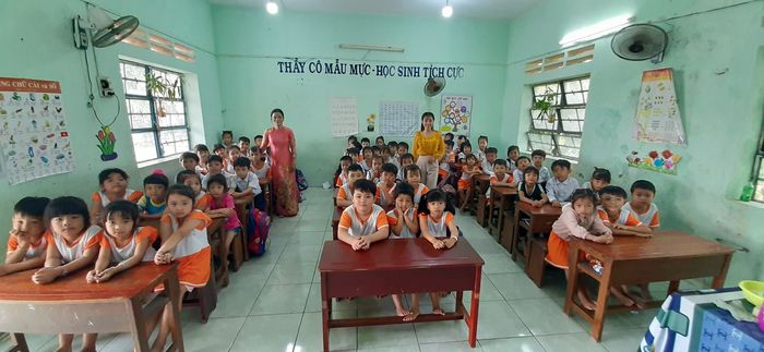 Hình ảnh ấn tượng về không gian học tập tại Trường Mầm non Kiên Bình