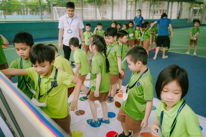 Hình ảnh ấn tượng về không gian học tập tại Mầm non Creative Kindercare