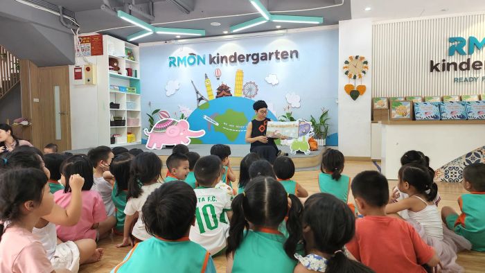 Không gian học tập Montessori tại Mầm non RMON