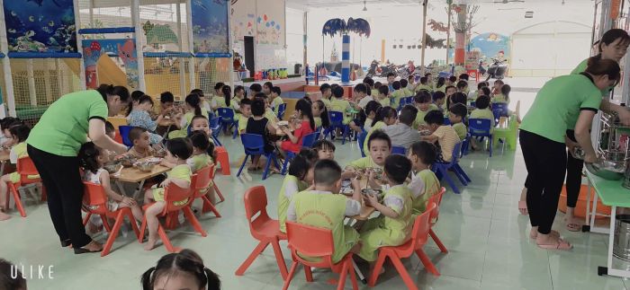 Không gian học tập đầy màu sắc tại Trường MN Tuổi Thần Tiên