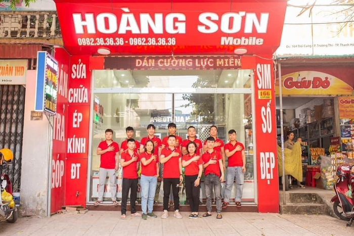 Hệ thống thiết bị hiện đại tại Hoàng Sơn Mobile