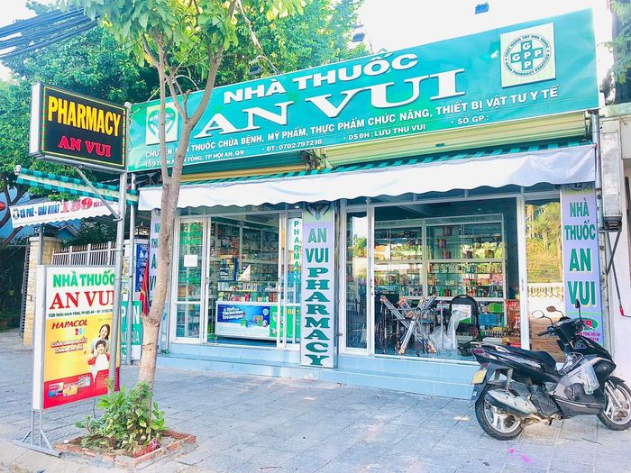 Hình ảnh quầy thuốc đạt chuẩn GPP tại Nhà Thuốc An Vui