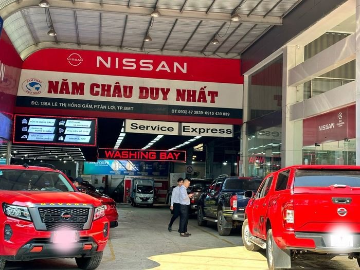 Không gian dịch vụ đạt chuẩn Nissan toàn cầu