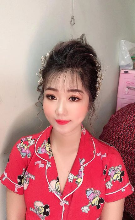 Tác phẩm trang điểm cô dâu thanh lịch - Kim Hân Makeup