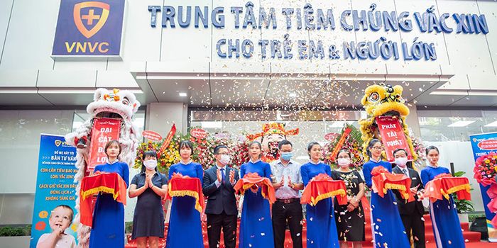 Không gian tiêm chủng hiện đại tại VNVC Huế
