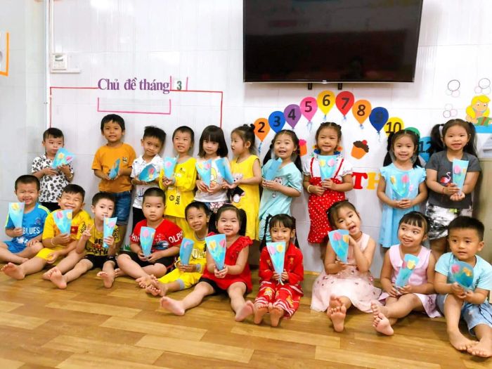 Hình ảnh không gian học tập tại Kidschool VTTU
