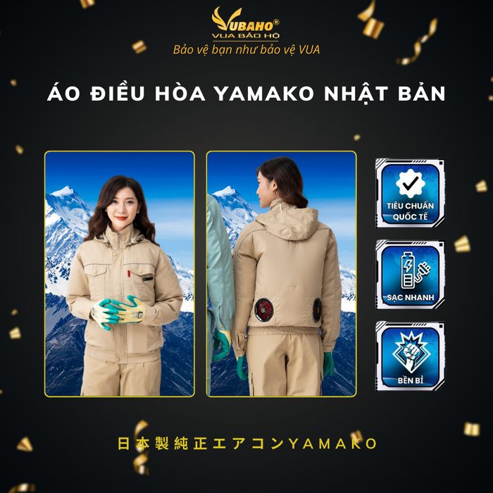 Hình ảnh Áo Điều Hòa Yamako Nhật Bản - Phiên bản cao cấp