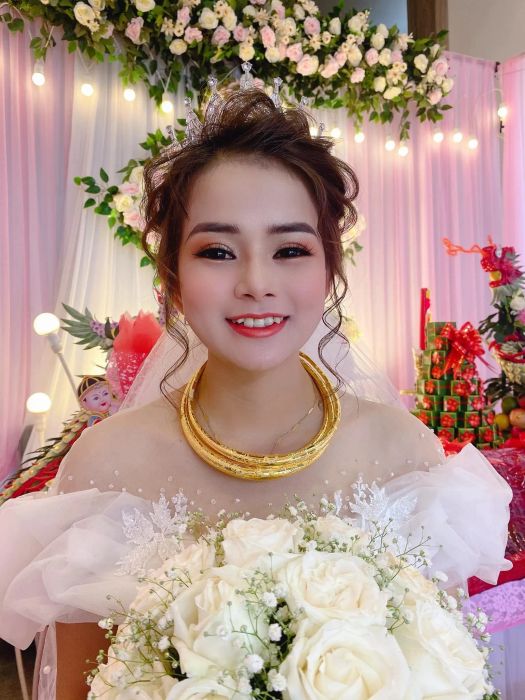 Tác phẩm trang điểm cô dâu kiêu sa - My Anh Bridal