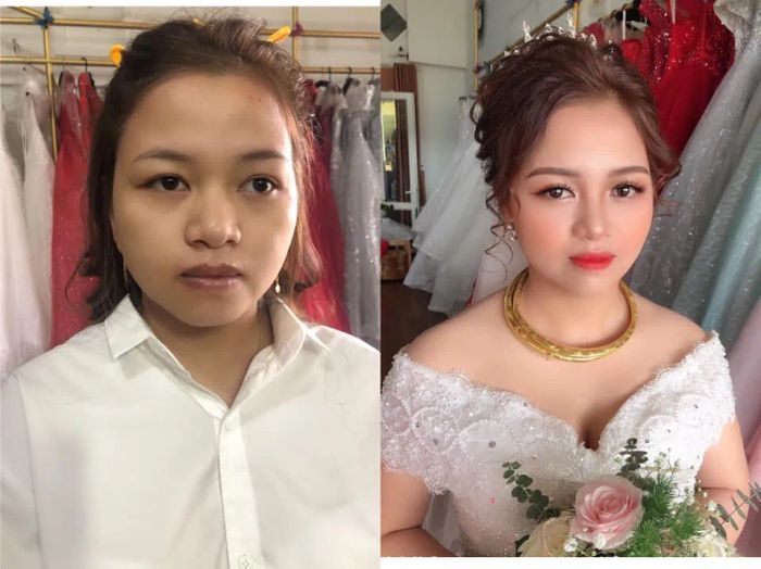 Tác phẩm trang điểm cô dâu thanh thoát - Studio Dạ Lý