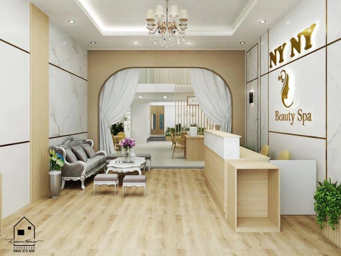 Không gian sang trọng tại NyNy Beauty Spa