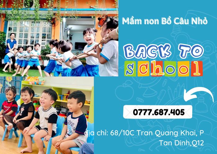 Hình ảnh không gian học tập tại Trường Mầm Non Bồ Câu Nhỏ
