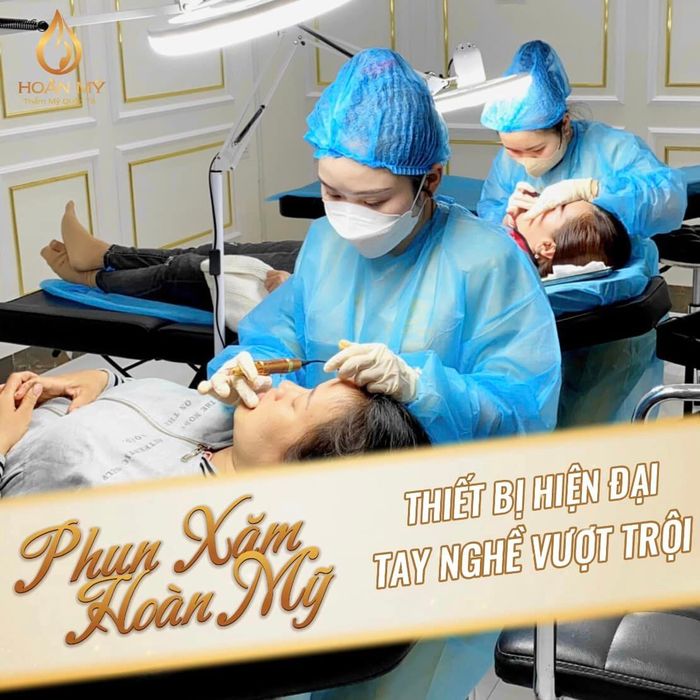 Không gian sang trọng đẳng cấp tại Thẩm Mỹ Viện Quốc Tế Hoàn Mỹ