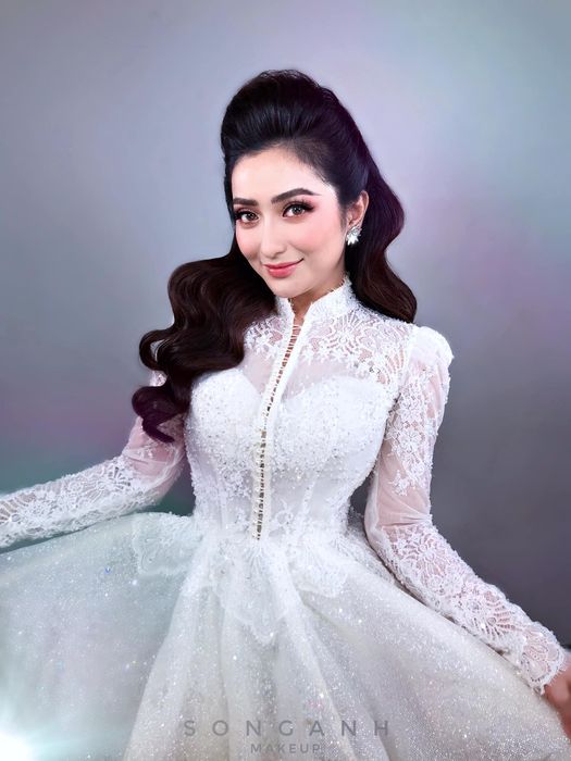 Hình ảnh cô dâu lộng lẫy tại Song Anh Makeup
