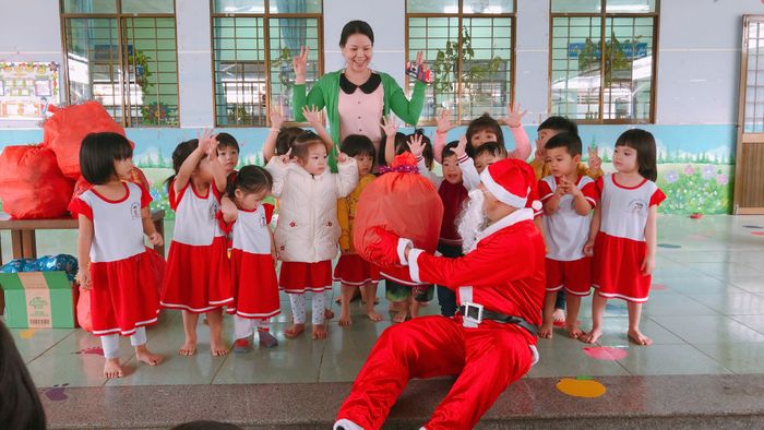 Hình ảnh tươi sáng về khuôn viên Trường Mầm non Thị trấn Kiên Lương - Nơi những bước chân đầu đời được nâng niu