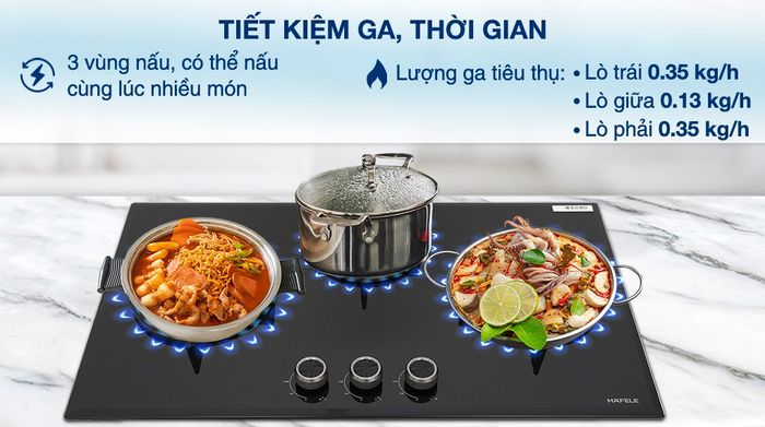 Hình ảnh bếp gas Hafele phiên bản cao cấp