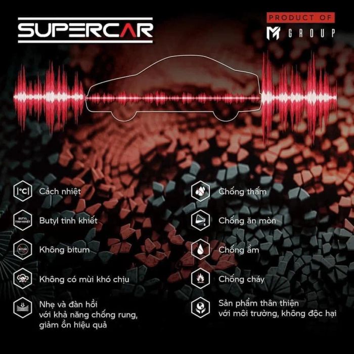 Hình ảnh sản phẩm cách âm SuperCar 2