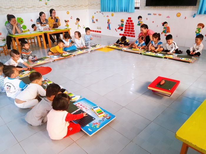 Không gian vui chơi và học tập đầy màu sắc tại Trường Mầm non Bình An