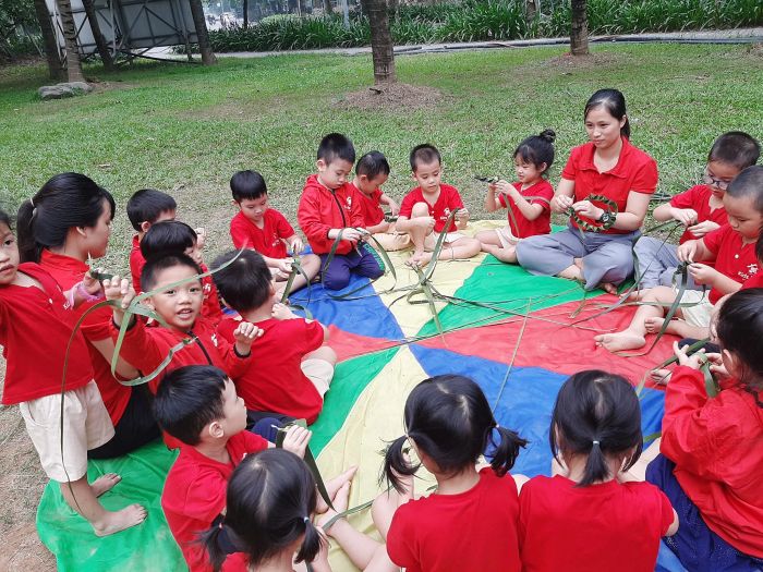 Không gian học tập hiện đại tại Mầm non Kidz Home