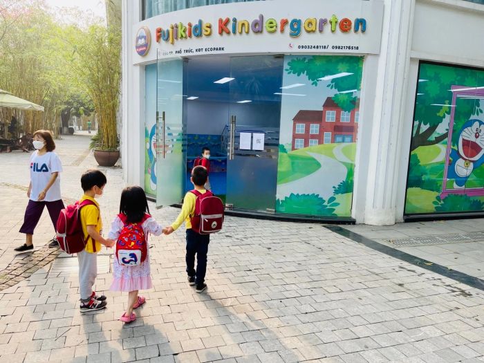 Không gian học tập đa văn hóa tại Mầm non Song ngữ Fujikids