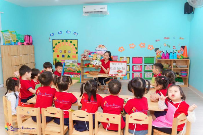 Các hoạt động vui chơi sáng tạo của bé tại Mầm non Rainbow