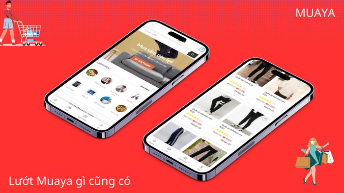 Giao diện hiện đại và trực quan của Muaya