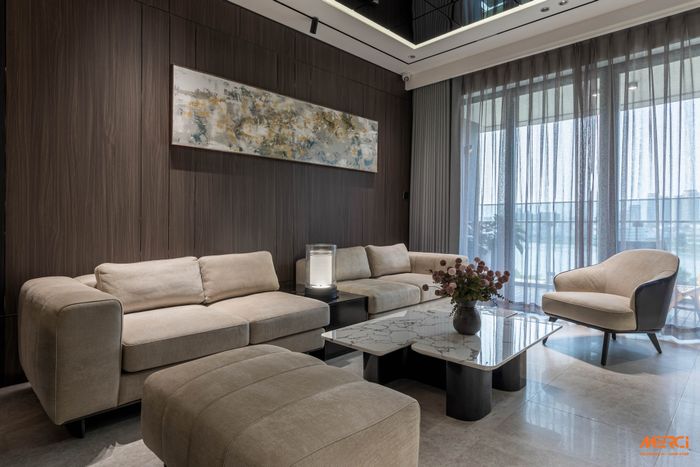 Không gian phòng khách với sofa Merci sang trọng - Ảnh 3