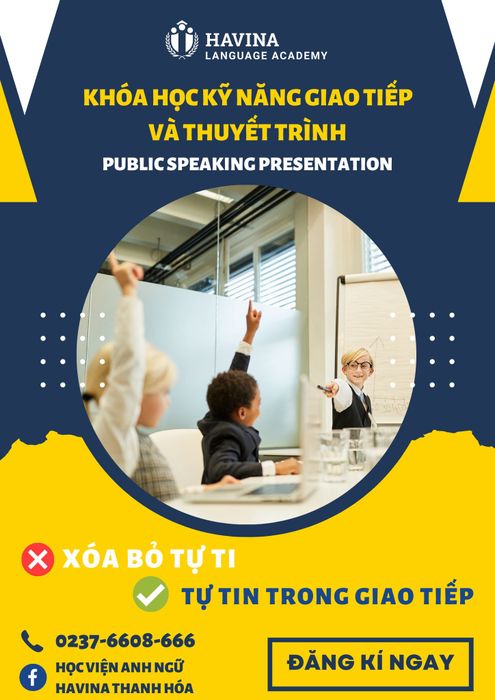 Học Viện Anh Ngữ Havina - Hình ảnh không gian học tập hiện đại đạt chuẩn quốc tế