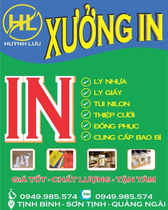 Hình ảnh Xưởng In Huỳnh Lưu