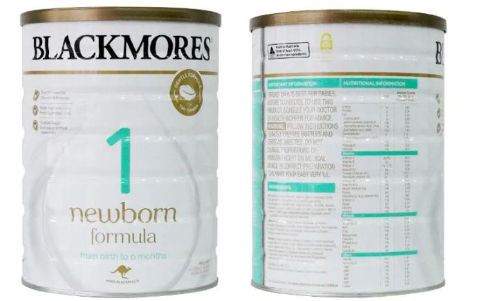 Hình ảnh thực tế Sữa Blackmores Số 1