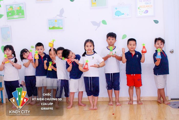 Hình ảnh sinh động về không gian học tập hiện đại tại Hệ thống Trường Mầm non Quốc tế KINDY CITY