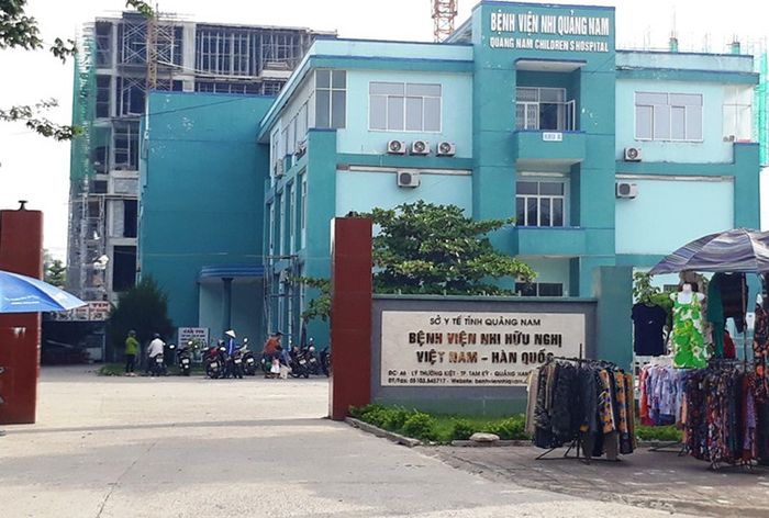 Hình ảnh 2 - Khuôn viên xanh mát tại Bệnh viện Nhi Quảng Nam