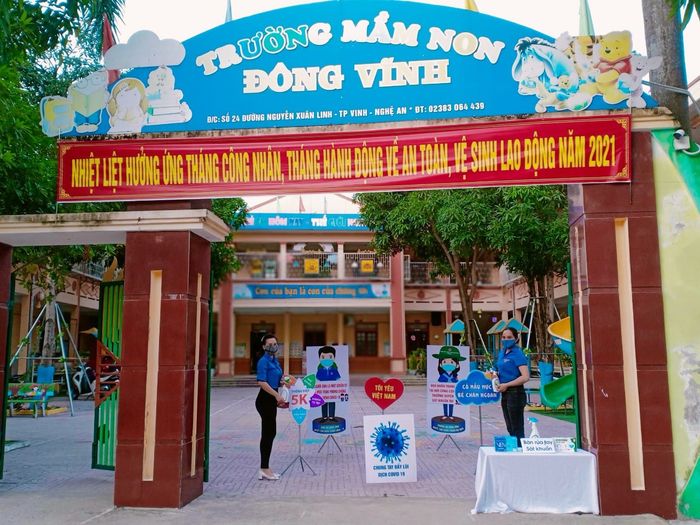 Không gian học tập tràn đầy niềm vui tại Trường Mầm Non Đông Vĩnh