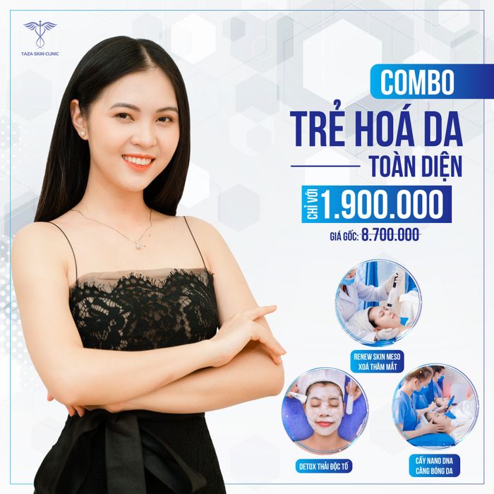 Hình ảnh quy trình điều trị da chuyên nghiệp tại Taza Skin Clinic