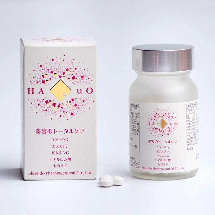 Bộ ảnh chi tiết sản phẩm Collagen HaQuo Shiseido Pharma