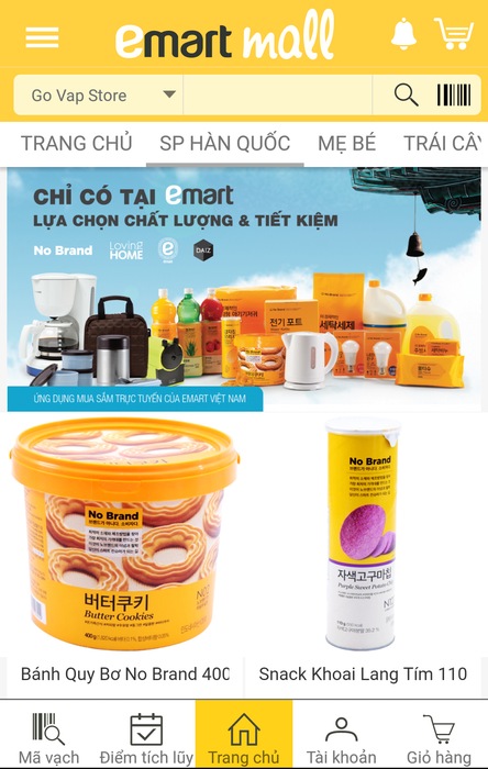 Trải nghiệm mua sắm đa dạng trên Emartmall VN
