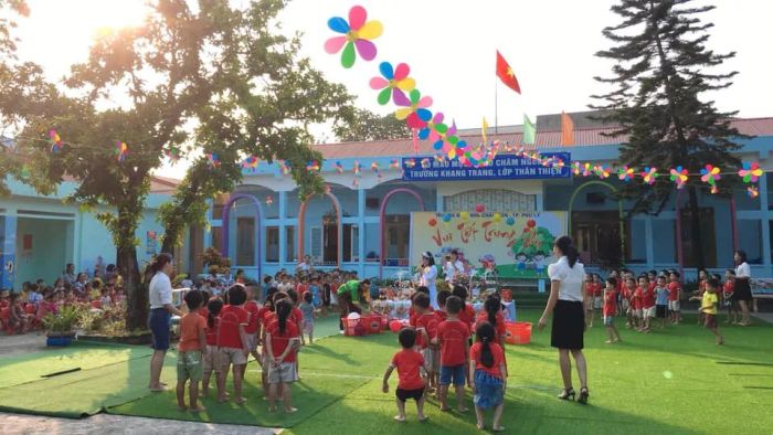 Khoảnh khắc học tập đầy hứng khởi của các bé tại Trường MN CHÂU SƠN