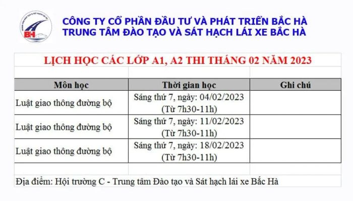 Khu thực hành lái xe tiêu chuẩn tại Bắc Hà (Ảnh 2)