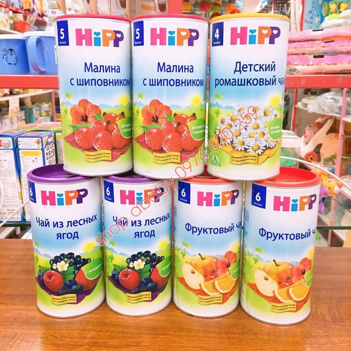 Bộ sưu tập hình ảnh đa dạng về các dòng trà HiPP cho bé