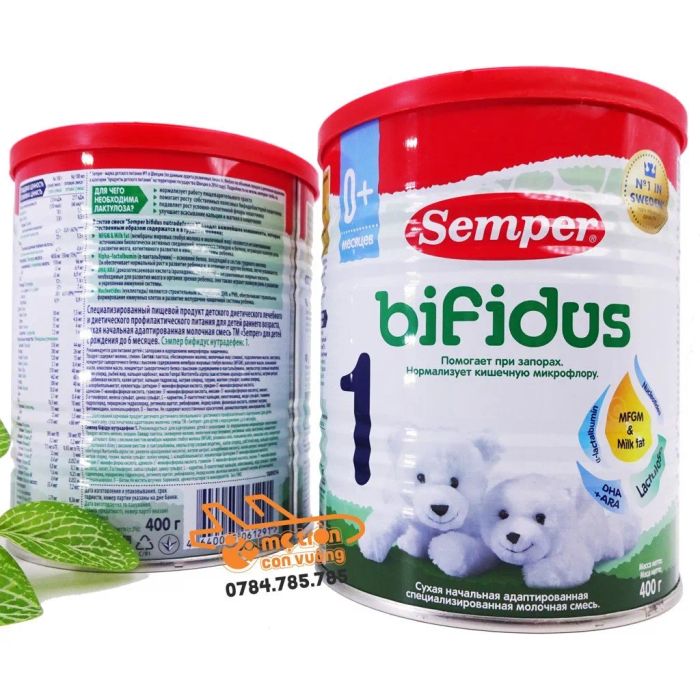 Hình ảnh chính hãng Sữa Semper Bifidus Số 1