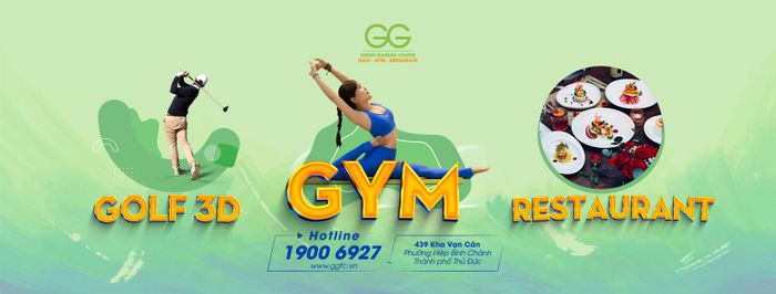 Hình ảnh không gian đa năng tại Green Garden Center: Golf - Gym - Restaurant