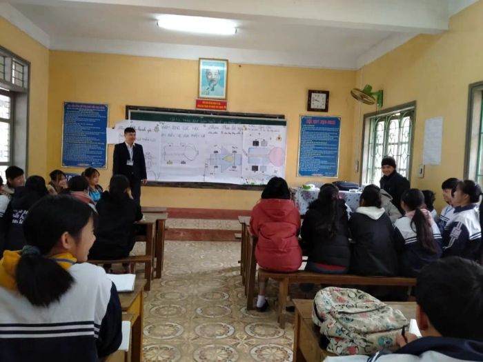 Toàn cảnh Trường THPT Bộc Bố giữa núi rừng đại ngàn