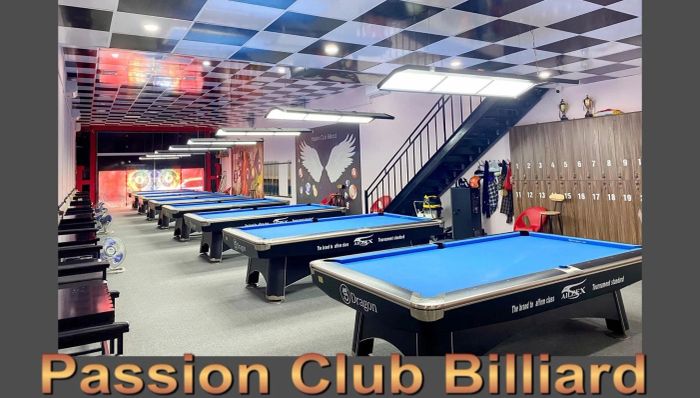 Góc chơi bida chuyên nghiệp tại Passion Club Billiard