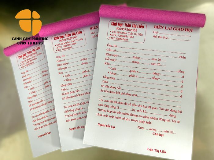 Hình ảnh sản phẩm đa dạng từ In Cánh Cam
