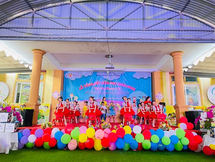 Hình ảnh 1 - Góc nhìn đầu tiên về ngôi trường thân thiện với không gian học tập lý tưởng cho trẻ nhỏ.