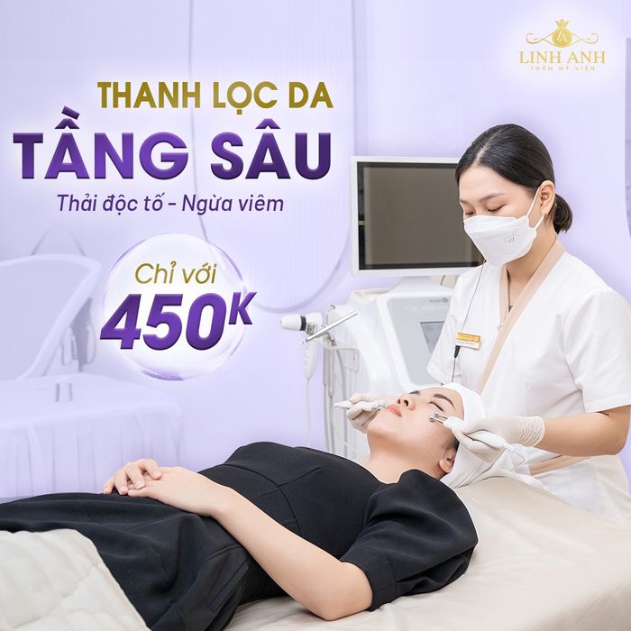 Không gian sang trọng chuẩn quốc tế tại Linh Anh Beauty