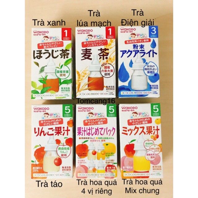 Bộ sưu tập hình ảnh trà Wakodo - Thức uống đa năng cho bé từ 5 tháng