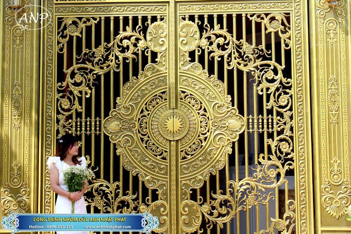 Bộ sưu tập hình ảnh cổng nhôm đúc nghệ thuật từ ANP Nhôm Đúc